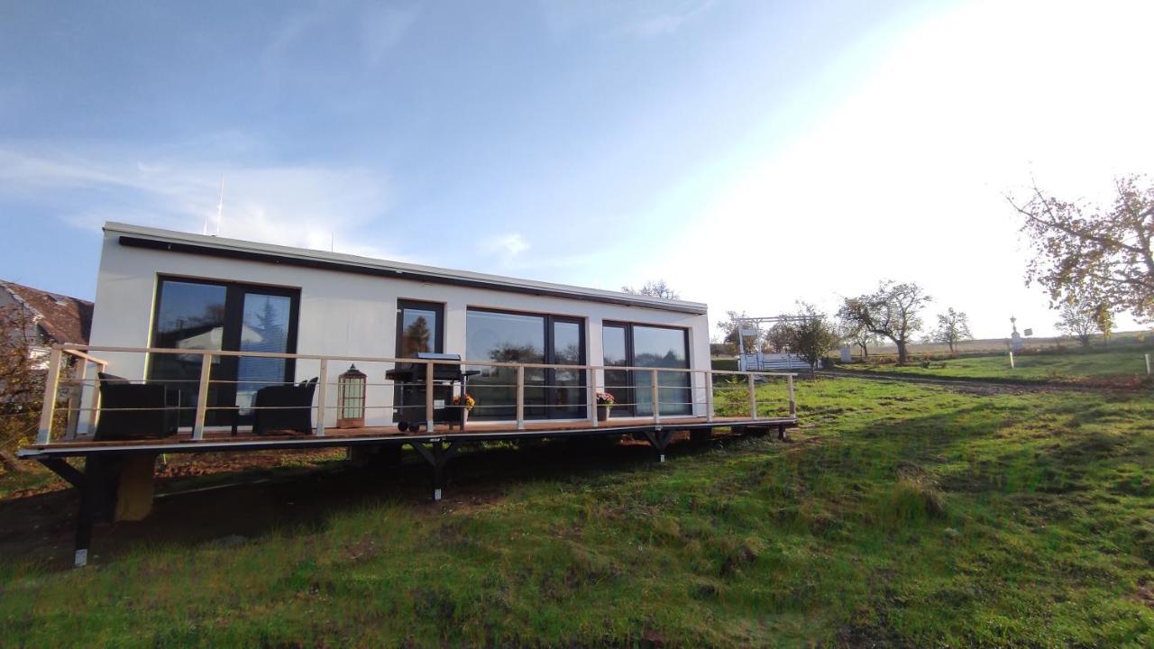 Ranch 66 - Moderni Tiny House Black Swallow Ve Stylu Route 66 Se Saunou A Bazenem Tršice Exterior foto